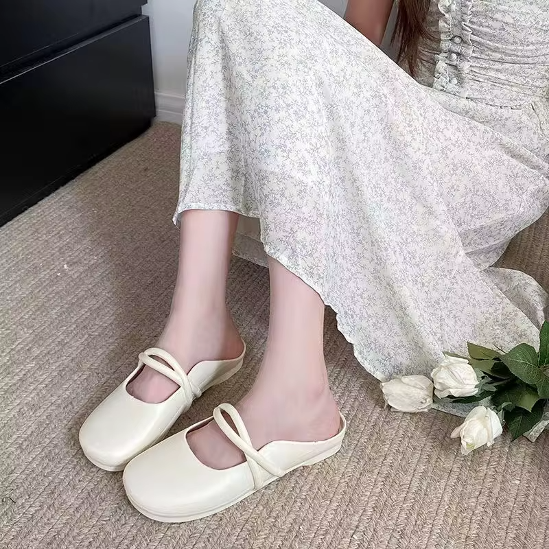 Women Sandals Summer Fashion EVA Lightweight Outdoor Women's Shoes Anti Slip Thick Sole Beach Slides Girls' Garden Shoes