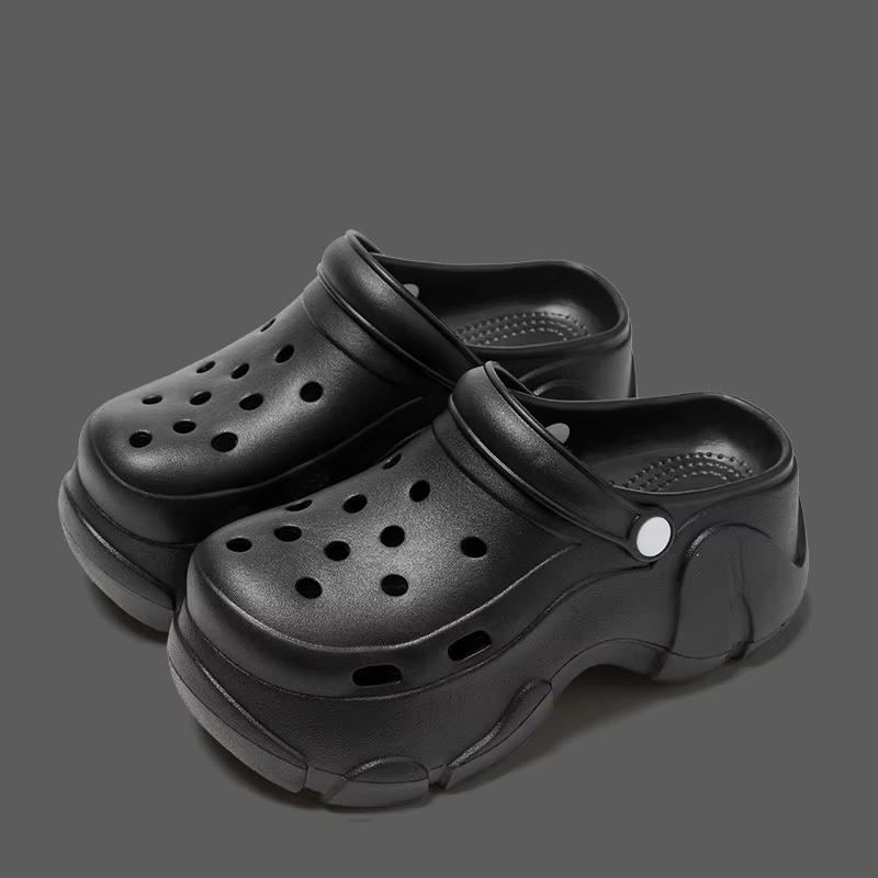 Chunky Platform Clogs Sandals Women Summer Soft Thick Bottom Beach Garden Shoes Woman Slide Non Slip EVA Wedge Slippers