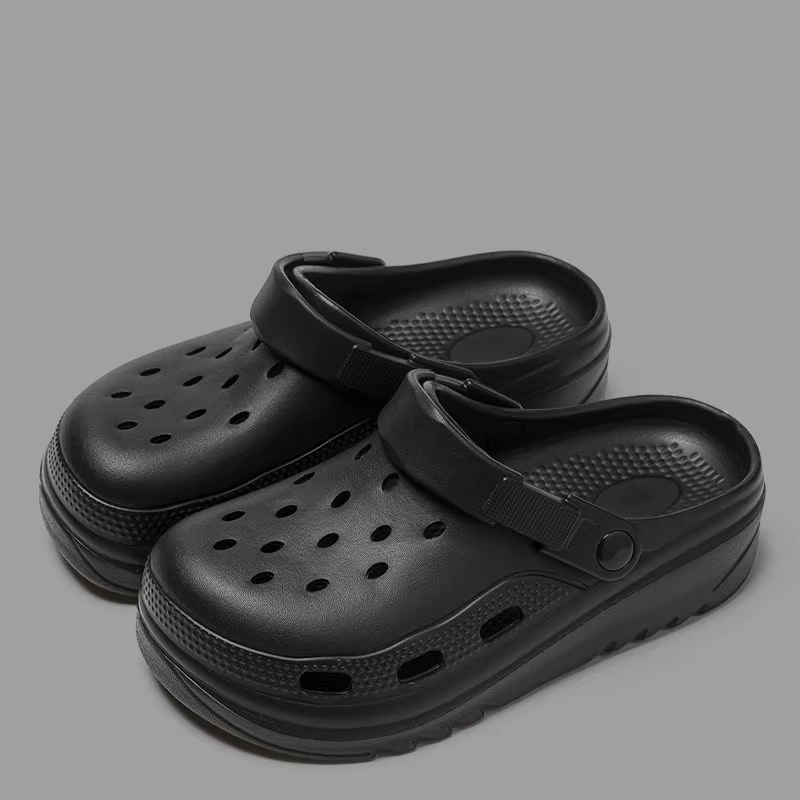 Women Home Slippers Garden Clogs Shoes Men's Sandals Flip Flops Summer Outdoor Couple Beach Slipper Closed Toe Non Slip Sandals