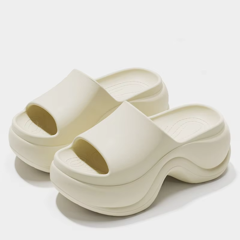 Thick Platform Women's Slippers Summer Outdoor Indoor Soft Sole Home Slide Sandals EVA Summer Fashion Wear Beach Anti-Slip Shoes